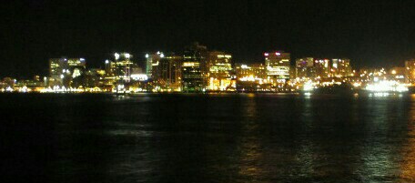 halifax waterfront night photo 